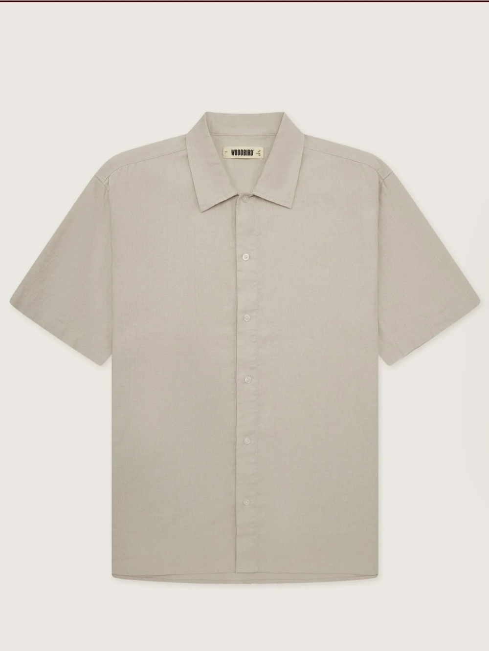 Woodbird short sleeve linen shirt medium